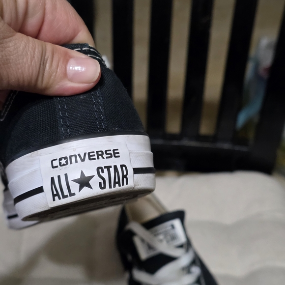 Converse All Star Black & White Low Top Sneakers 7W Used Good Conditions - Picture 5 of 7
